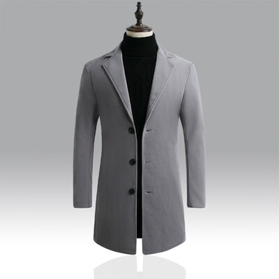 

Toponeto Mens New Winter Style Fashionable Warm Snowflake Windbreaker Coat Pure Coat
