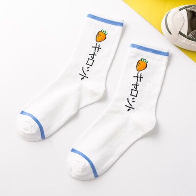 

Cute Fruit Pattern Cotton Hosiery Socks Fashion Art Painting Knitted Sport Socks