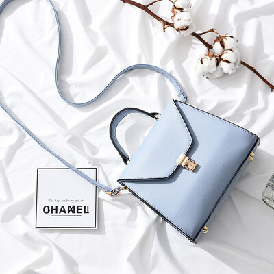 

Bag 2017 New Fashion Ladies Korean Version of The Oblique Cross Package Handbags Girls Shoulder Bag Unipolar Package