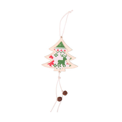 

Christmas Tree Decoration Wooden Creative Ornament Pendants Indoor Wardrobe Door