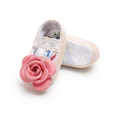 

Baby Girl Shoes Riband Lace Floral Up PU Leather Princess Baby Shoes First Walkers Newborn Moccasins For Girls 0-18M