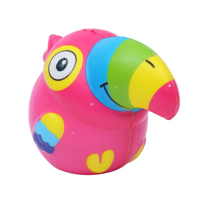 

Gotoamei 1PCS Squeeze Cute Toucan Scented Slow Rising Decompression Toys