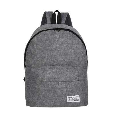 

Tailored Student Solid Color Canvas Backpack Bag Fashion Travel College Style Backpack