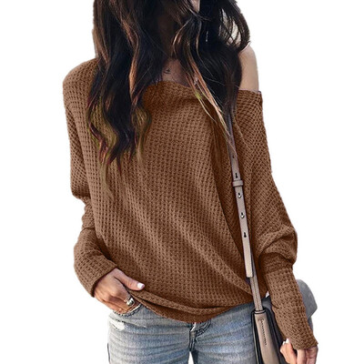 

Fashion Women Off Shoulder Casual Loose Sweater Baggy Jumper Pullover Tops Shirt