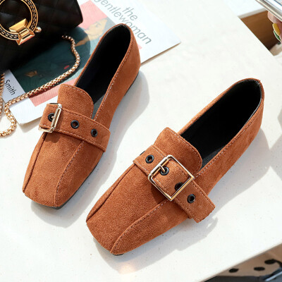 

Womens Shoes Retro-English Style Shoe Flat-soled Shoes Korean Version Baitai Small Leather Shoes Nvchun