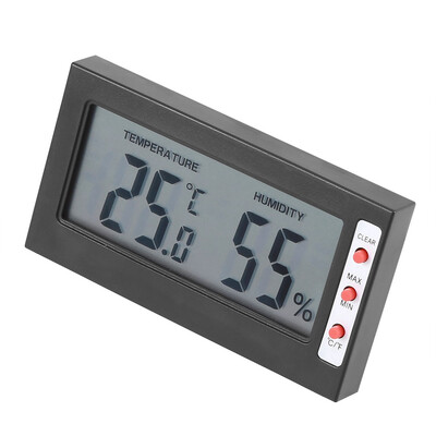 

Digital Therometer Hygrometer Temperature Humidity Meter Large LCD Display MaxMin Record Temperature Humidity Meter