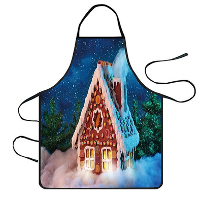 

Siaonvr Christmas Decoration Waterproof Apron Kitchen Aprons Dinner Party Apron