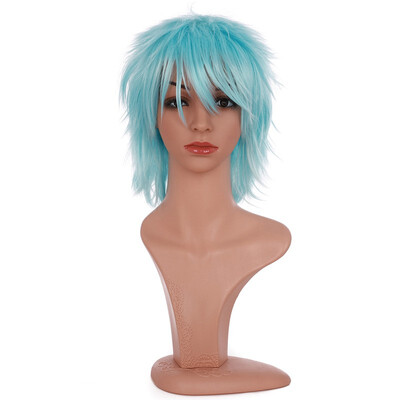 

Short Cosplay Wig Women Men Fluffy Straight Anime Comic Hairstyle Party Costume Dress Synthetic Hair Pixie Wigs