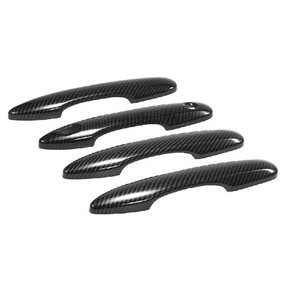 

Outside Door Handle Cover Trims 4Pcs Carbon Fiber Style ABS for Toyota Camry 2018