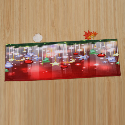 

Gobestart Merry Christmas Welcome Doormats Indoor Home Carpets Decor 60x180CM