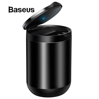 

Baseus Portable Car Ashtray with LED Light High Temperature Resistance Easy to Clean Car Ashtray