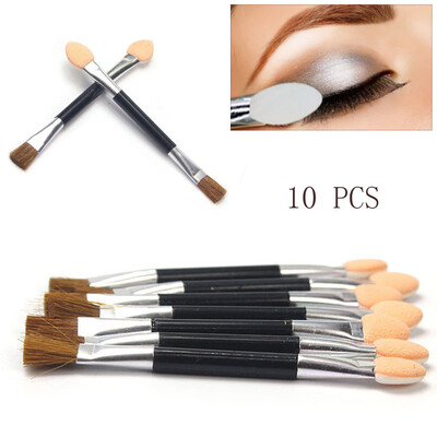 

〖Follure〗10pcs Women Disposable Double Ended Sponge Brush Eye Shadow Applicator Tools