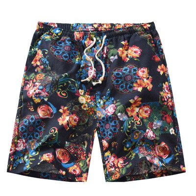 

Men\s Summer Thin Section Five Pants Trend Youth Casual Straight Beach Pants