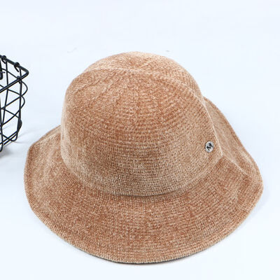 

New Autumn&Winter Hat Alphabet Female Cheney Fishermans Cap Sunshade Knitted Cap Foldable Couple Pot Cap Tide