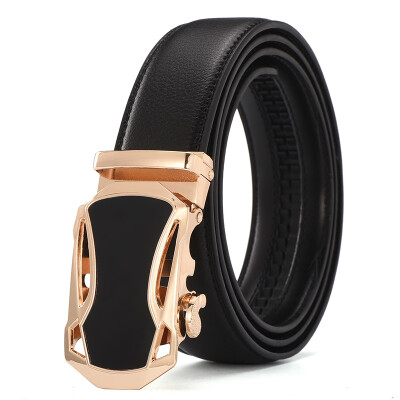 

New Fashion Designer Belts for Men Sliding Buckle Ratchet Men Belt Automatic Fashion ceinture homme