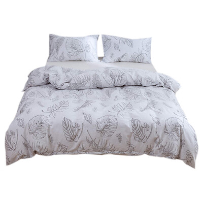 

Gobestart Simple&Fashionable Cotton Cotton Bedding Quilt Cover Pillowcase Three-Piece