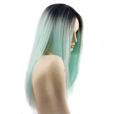 

〖Follure〗Women Fashion Lady Long Straight Neat Middle Part Hair Cosplay Party Wig