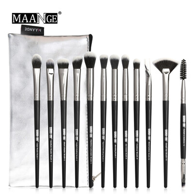 

Toponeto 12 Pcs Makeup Eye Shadow Brush Highlighter Brush Makeup Brush Set