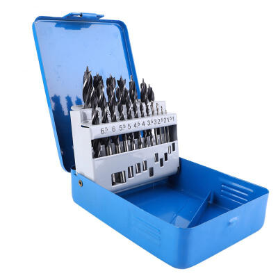 

Greensen 19PCS Drill Bit Set HSS Woodworking Assortment Combination Bits Tools with a Box