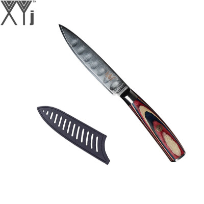 

XYj Utility Cooking Damascus Kitchen Knife Tools Wood Handle Japanese Damascus Kitchen Knife VG10 67 Layer Free Gift Cover