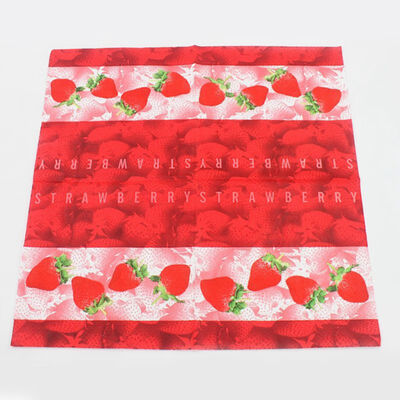 

20 Pcs 33x33cm Party Love With A Colorful Printed Napkin 100 Raw Wood Pulp Food-grade Water-based Ink Dye Printing