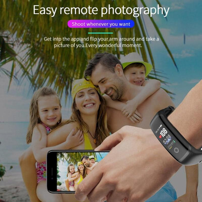 

M4 Waterproof IP67 Fitness Tracker Smart Bracelet Bluetooth Sport Wristband