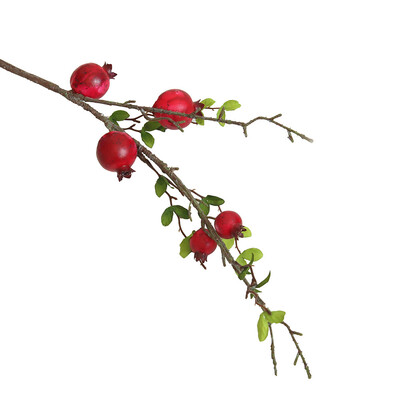 

Gobestart Fake Artificial Rose Fruit Pomegranate Berries Bouquet Floral Garden Home