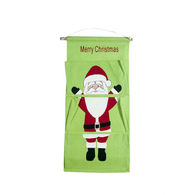 

Siaonvr Christmas Decoration Storage Canvas Hanging Bag Door Decoration Storage Bag