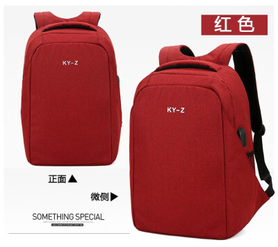 

2019 new Backpack Anti-theft College Students School Backpack USB Charging Design Bags for Teenager Travel Backpack