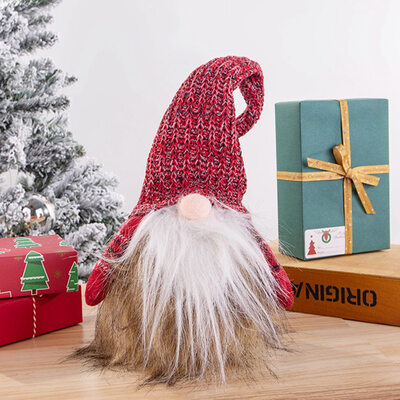 

Merry Christmas Santa Faceless Doll Decoration Creative Toy For Home Party Decoration Gift