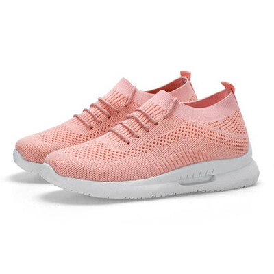 

FANCHENLAIKE ladies real flying woven breathable casual shoes 5858