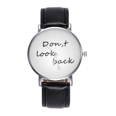 

The Current Popular Factor Dicaihong Dont Look back Letter Watch Kol Saati Montre Femme Zegarki Damskie Reloj De Mujer
