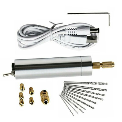 

Mini Electric Hand Drill Set USB Rotary Tool Set For Engraving Polishing Alloy