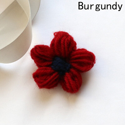 

Wool Unisex Lapel Pins For Suits Fabric Flower Brooches