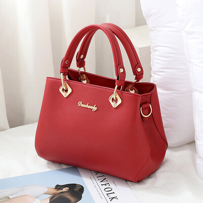 

Womens bag 2018 new fashion big bag Korean version of the shoulder bag casual Messenger bag PU leather ladies bag handbag