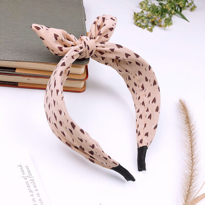 

Baby GirlsRabbit Ears 3 Colors Dots Design Chiffon Headband Headwear Apparel Photography Prop Party Gift