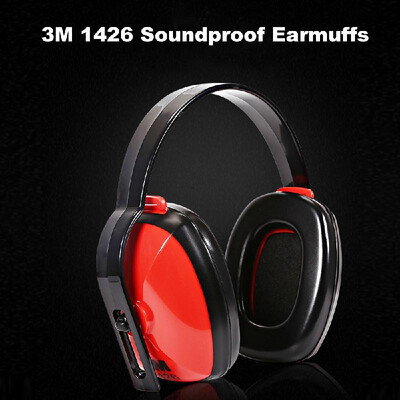 

1Pc 3M 1426 Soundproof Earmuffs Noise Reduction Earmuffs 27dB SNR Comfortable for Sleeping Work Travel & Loud Events Soundproof wi