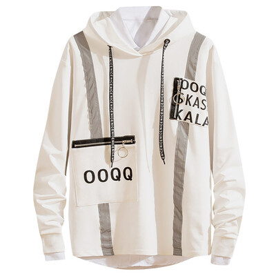 

Gobestart Mens Casual Fashion Letters Printed Pullover Hoodie Loose Outwear Tops Blouse