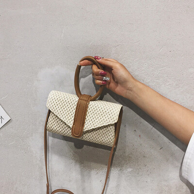 

Tailored Fashion Women Retro Weave Handle Bag Messenger Bags Crossbody Bag Shoulder Bag