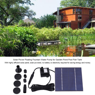 

Floating Water PumpSolar Power Floating Fountain Water Pump for Garden Pond Pool Fish Tank Water Pumps