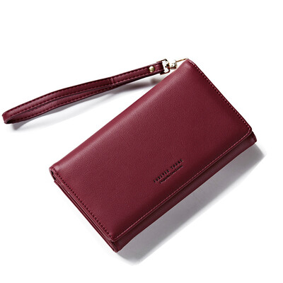 

Fashion Women Long Clutch Wallet Ladies Pu Zip Female Card Holder Coin Purse