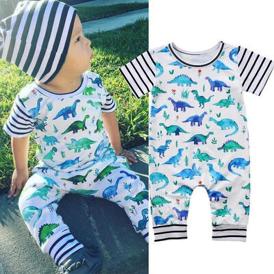 

Cute Baby Boy Kids Newborn Infant Romper Jumpsuit Bodysuit Cotton Clothes Outfits