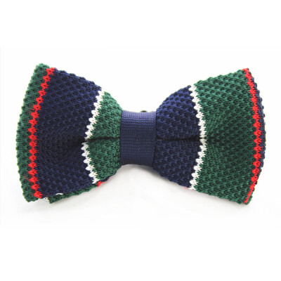 

Manufacturers retail wholesale custom-made knitted cotton bow tie a generation of new knitted bow tie wool bow tie