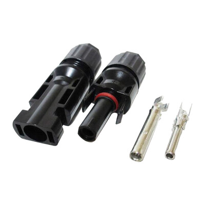 

5 Pair MC4 Male Female Solar Panel Cable Connectors Double Seal Rings for Better Waterproof Effect IP67