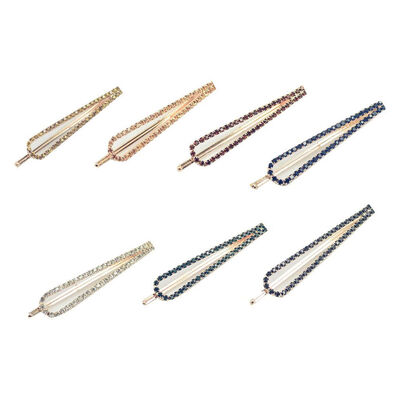 

7pcs Women U-type Shape Rhinetsones Hairpins Barrettes Ladies Crystals Hair clips Girls Headdress