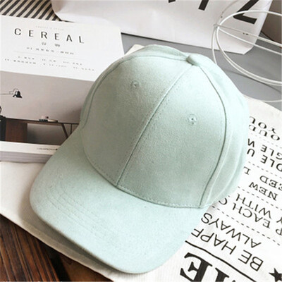 

Hard Korea solid color suede hip - hop cornice baseball cap men&women autumn&winter sun - shading cap tide wholesale