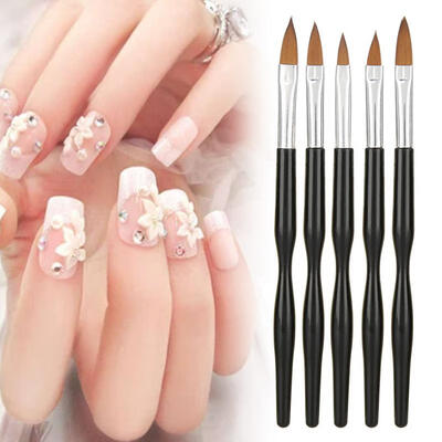 

Greensen 5pcs Nail Art UV Gel Polish Carving Drawing Painting Pen Brush Nail Art Brush Set Manicure Tool