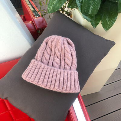 

Ms Pepes new knitted wool cap for autumn&winter Korean students outdoor warm padded earmuff head cap