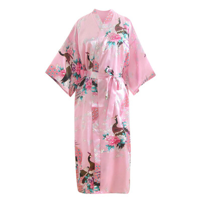 

Toponeto Women Sexy Print Blossom Kimono Dressing Gown Bath Robe Lingerie Nightdress