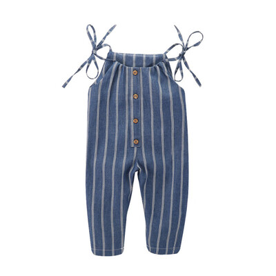 

Summer Spring Baby Girl Sleeveless Stripe Pattern Newborn Cotton Rompers Jumpsuit Costumes